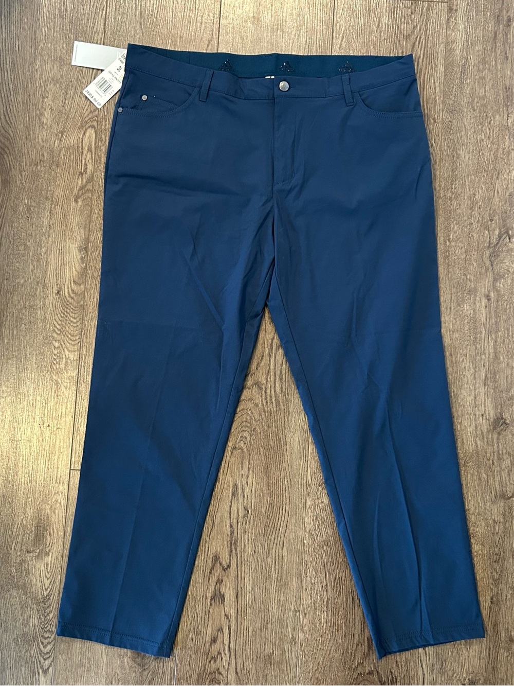 Adidas Go To 5 Pocket Golf Pants Mens Crew Blue NWT Size Tag-38x30